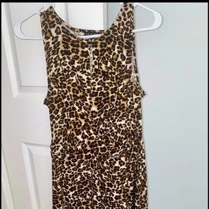 Cheetah print Dress - large